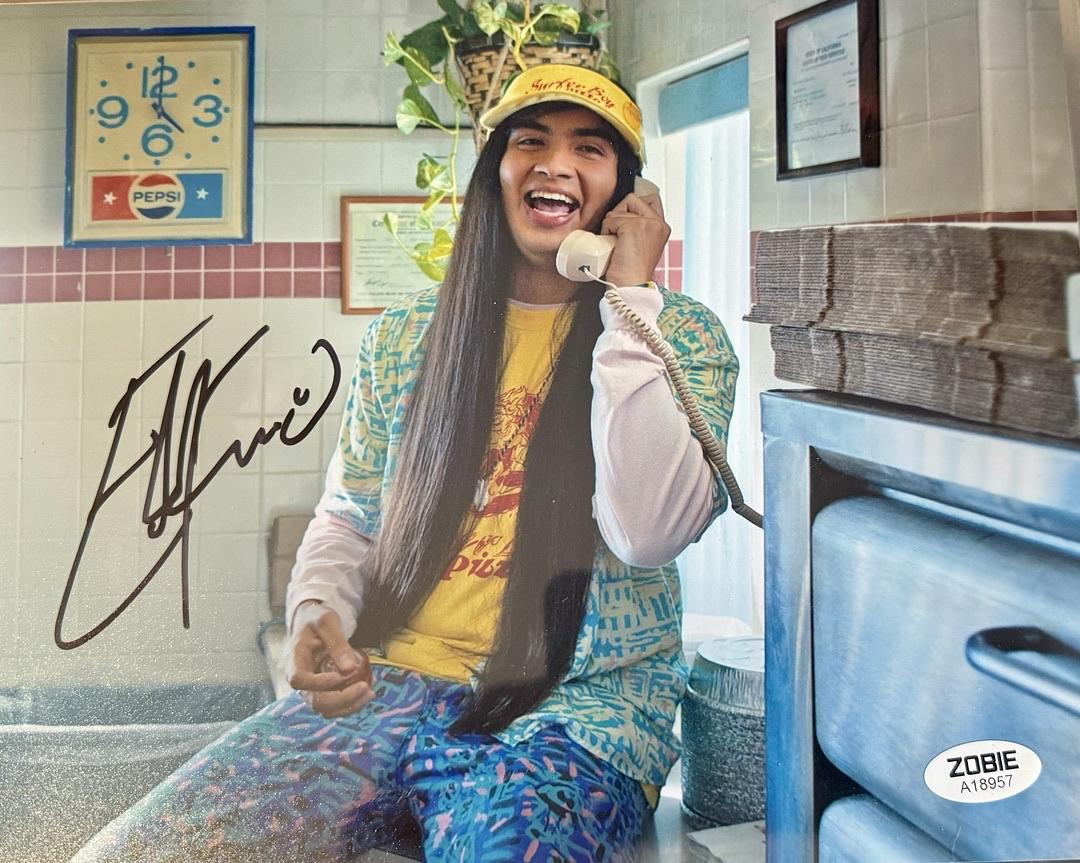 Eduardo Franco Signed 8x10 Photo (Stranger Things) - Zobie COA #01